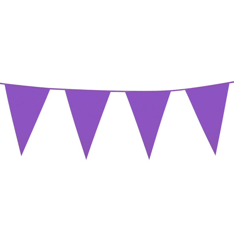 Fialová girlanda 10 m